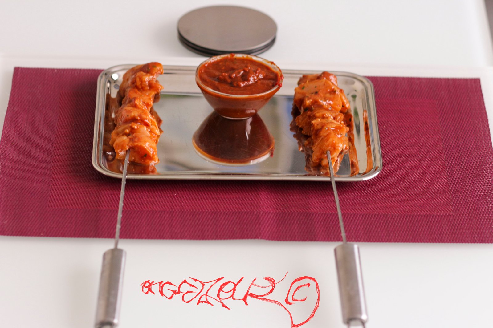 curry en kipfilet gemarineerd