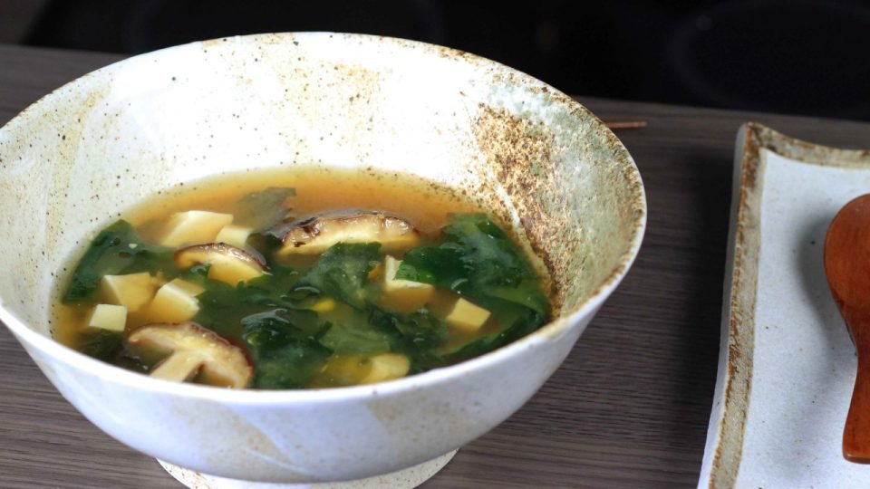 Vegan miso soep