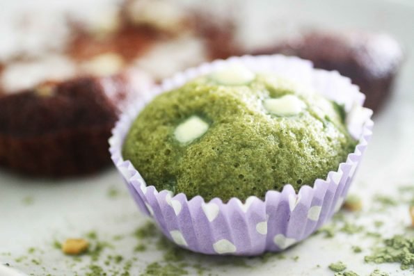 mushi pan cupcake matcha poeder
