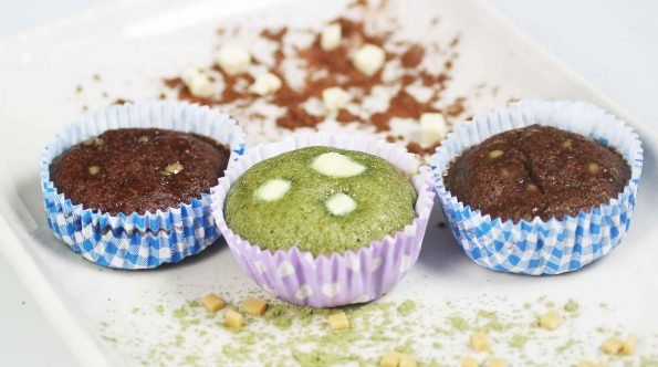 Mushipan matcha chocola